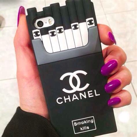 chanel phone cade|iphone case chanel smoking kills.